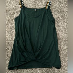 Size small hunter green tank from SHEIN.